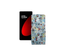Купить - чехол для смартфона  Чехол-флип из экокожи для телефона Xiaomi 12s Pro Круги-цветные