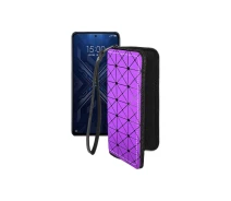 Купить - чехол для смартфона  Чехол-кошелек из экокожи для телефона Xiaomi Black Shark 4 Фиолетовый ромб