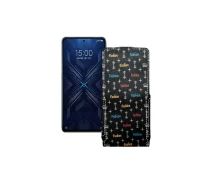 Купить - чехол для смартфона  Чехол-флип из экокожи для телефона Xiaomi Black Shark 4 Фэшн черный