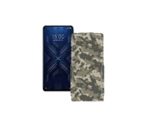 Купить - чехол для смартфона  Чехол-флип из экокожи для телефона Xiaomi Black Shark 4 Хаки-зеленый