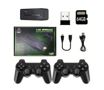 Купить - игровую консоль  Игровая консоль Data Frog M8 H133 Game Stick Lite 64GB ТВ приставка геймстик +20000 видеоигр (753-1)