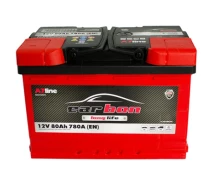Купить - автомобильный аккумулятор  Аккумулятор автомобильный CARBON 80 Ah/12V Euro (CRB80-00)
