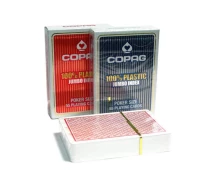 Купить - игральную карту  Cartamundi Карты игральные Copag 100% Plastic Jumbo Index (blue)