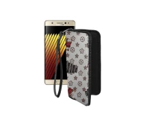 Купить - чехол для смартфона  Чехол-кошелек из экокожи для телефона Samsung Galaxy Note 7 (N930) Луи-Витон-белый