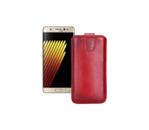 Купить - чехол для смартфона  Вытяжка из экокожи для телефона Samsung Galaxy Note 7 (N930) Красный