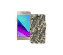 Купить - чехол для смартфона  Чехол-книга из экокожи для телефона Samsung Galaxy Grand Prime Plus (G532) Хаки-зеленый