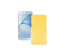 Купить - чехол для смартфона  Чехол-флип из экокожи для телефона Samsung Galaxy A8 (A800F) Желтый
