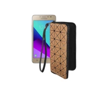 Купить - чехол для смартфона  Чехол-кошелек из экокожи для телефона Samsung Galaxy Grand Prime Plus (G532) Коричневый ромб