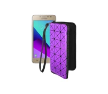 Купить - чехол для смартфона  Чехол-кошелек из экокожи для телефона Samsung Galaxy Grand Prime Plus (G532) Фиолетовый ромб