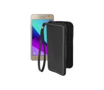 Купить - чехол для смартфона  Чехол-кошелек из экокожи для телефона Samsung Galaxy Grand Prime Plus (G532) Черный глянец