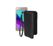 Купить - чехол для смартфона  Чехол-кошелек из экокожи для телефона Samsung Galaxy Grand Prime Plus (G532) Черный матовый