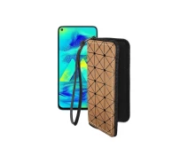 Купить - чехол для смартфона  Чехол-кошелек из экокожи для телефона Samsung Galaxy M40 (M405) Коричневый ромб