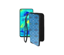 Купить - чехол для смартфона  Чехол-кошелек из экокожи для телефона Samsung Galaxy M40 (M405) Фэшн голубой