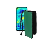 Купить - чехол для смартфона  Чехол-кошелек из экокожи для телефона Samsung Galaxy M40 (M405) Темно-зеленый