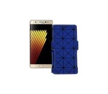 Купить - чехол для смартфона  Чехол-книга из экокожи для телефона Samsung Galaxy Note 7 (N930) Синий ромб