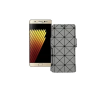 Купить - чехол для смартфона  Чехол-книга из экокожи для телефона Samsung Galaxy Note 7 (N930) Серый ромб
