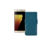 Купить - чехол для смартфона  Чехол-книга из экокожи для телефона Samsung Galaxy Note 7 (N930) Тм. Бирюзовый