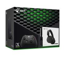 Купить - игровую консоль  Игровая консоль Microsoft Xbox Series X 1Tb + доп. Геймпад Microsoft Xbox Series X, S (Carbon Black) + Microsoft Official Xbox Wireless Headset