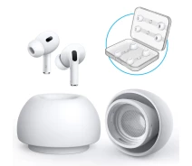 Купить - аксессуары для наушников  Амбушюри для наушников New Bee NB-A4 для AirPods Pro/AirPods Pro 2 4 пары силиконовые White