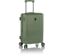 Купить - чемодан на колесах  Чемодан Stenson R95226-22 дорожный пластиковый на колесах. 22" Green