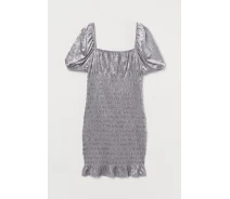 Купить - повседневное платье  Платье велюровое для женщины H&M Divided 0934246-002 M серый