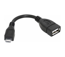 Купить - адаптер и кабель  Переходник Defender 87300 OTG microUSB M-USB AF 8см black