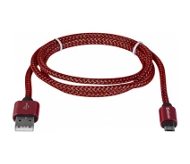 Купить - адаптер и кабель  Кабель USB AM-micro BM Defender 87801 08-03T PRO 1м красный