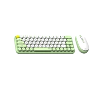 Купить - клавиатуру  Комплект беспроводной клавиатуры и мыши Fantech Go WK896 с USB адаптером на частоте 2.4GHz/чувствительность от 800 до 1600 DPI Green