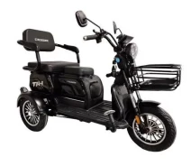 Купить - электроскутеры  Электроскутер Трехколесный Crosser TR1 (750W, 72V, 20Ah) Черный