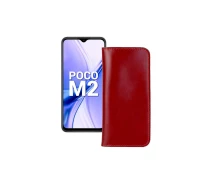 Купить - чехол для смартфона  Портмоне из кожи для телефона Xiaomi Poco M2 Красный