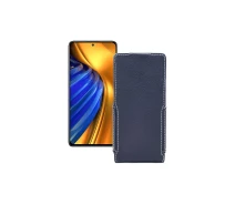 Купить - чехол для смартфона  Чехол-флип из экокожи для телефона Xiaomi Poco F4 Черный глянец