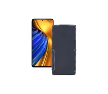Купить - чехол для смартфона  Чехол-флип из экокожи для телефона Xiaomi Poco F4 Черный матовый