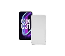 Купить - чехол для смартфона  Чехол-флип из экокожи для телефона Xiaomi Poco C31 2021 Белый