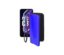 Купить - чехол для смартфона  Чехол-кошелек из экокожи для телефона Xiaomi Poco C31 2021 Синий