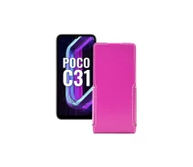 Купить - чехол для смартфона  Чехол-флип из экокожи для телефона Xiaomi Poco C31 2021 Розовый