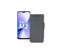 Купить - чехол для смартфона  Чехол-книга из экокожи для телефона Xiaomi Poco M2 Серый