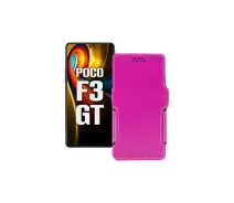 Купить - чехол для смартфона  Чехол-книга из экокожи для телефона Xiaomi poco F3 GT Розовый