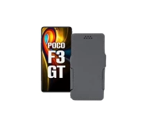 Купить - чехол для смартфона  Чехол-книга из экокожи для телефона Xiaomi poco F3 GT Серый