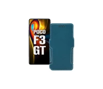 Купить - чехол для смартфона  Чехол-книга из экокожи для телефона Xiaomi poco F3 GT Тм. Бирюзовый