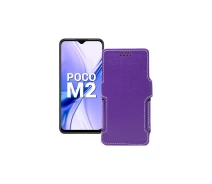 Купить - чехол для смартфона  Чехол-книга из экокожи для телефона Xiaomi Poco M2 Фиолетовый