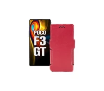 Купить - чехол для смартфона  Чехол-книга из экокожи для телефона Xiaomi poco F3 GT Красный