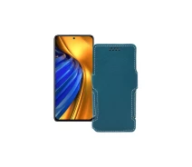 Купить - чехол для смартфона  Чехол-книга из экокожи для телефона Xiaomi Poco F4 Pro Тм. Бирюзовый