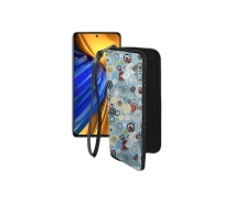 Купить - чехол для смартфона  Чехол-кошелек из экокожи для телефона Xiaomi Poco F4 Pro Круги-цветные