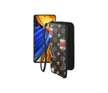 Купить - чехол для смартфона  Чехол-кошелек из экокожи для телефона Xiaomi Poco F4 Pro Луи-Витон-коричневый