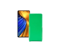 Купить - чехол для смартфона  Чехол-флип из экокожи для телефона Xiaomi Poco F4 Pro Зеленый