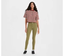 Купить - женские джинсы  Женские облегающие джинсы скинни 721 Levi's 1159812325 (Зеленый, W24 L30) (art793717)