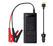 Купить - автомобильный инвертор  Автомобильный инвертор 300W Baseus IGBT In-car Inverter 12V-220V | Преобразователь напряжения (Черный)