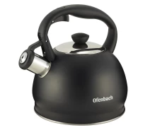 Купить - чайник для плиты  Чайник со свистком Ofenbach NB-100300 2.0 л (55979)