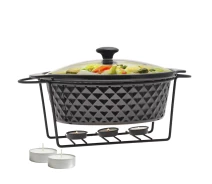 Купить - мармит  Мармит керамический (кастрюля) Kamille KM-6427 3.5л (56970)