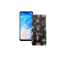 Купить - чехол для смартфона  Чехол-флип из экокожи для телефона Doogee N40 Pro Битлз
